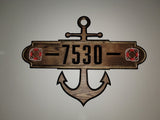 Custom Anchor Dock Sign - Crafted Timber Company