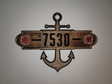 Custom Anchor Dock Sign - Crafted Timber Company