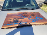 Custom 3ft x 2ft Walnut Sign - Crafted Timber Company