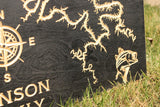 Custom Coal-Black Engraved Sign - Crafted Timber Company