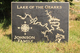 Custom Coal-Black Engraved Sign - Crafted Timber Company