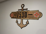 Custom Anchor Dock Sign - Crafted Timber Company