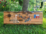 Custom Live Edge White Oak - Crafted Timber Company
