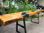 Custom Live Edge Bench - Crafted Timber Company